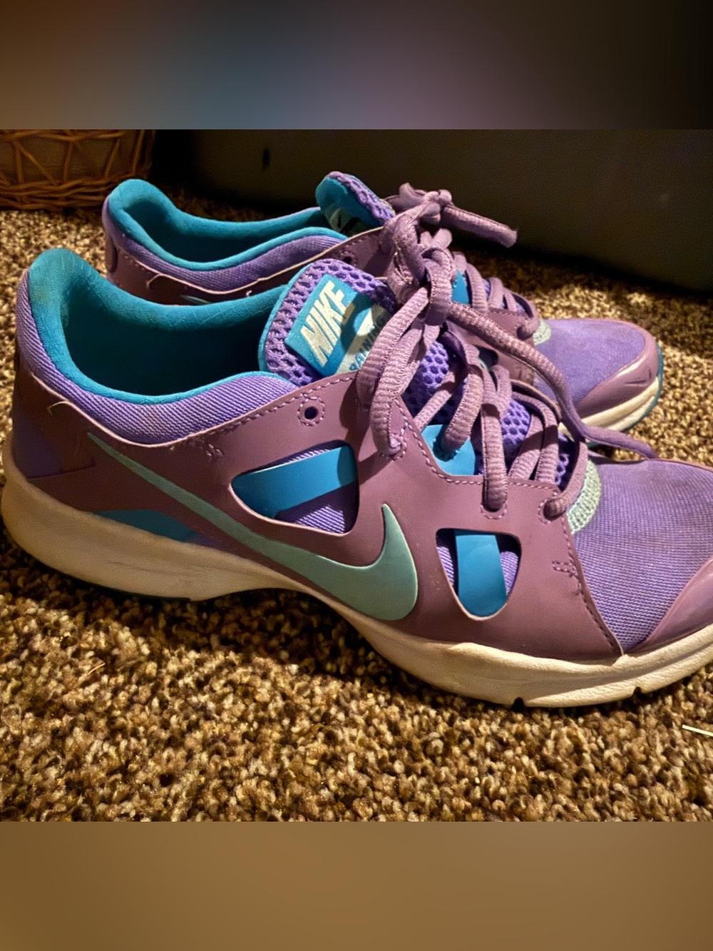 Nike women’s Purple & Teal Athletic Sneakers